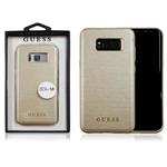 GUESS S8 G950 IRIDESCENT PU LEATHER HARD CASE GOLD