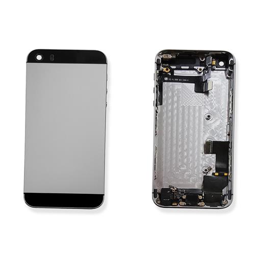 14881 - BATTERY BACK COVER REAR FOR IPHONE 5S BLACK ASSEMBLED COMPATIBLE -  Compatibile -
