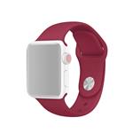 CINTURINO PER APPLE WATCH 42MM SIMPLE ROSSO