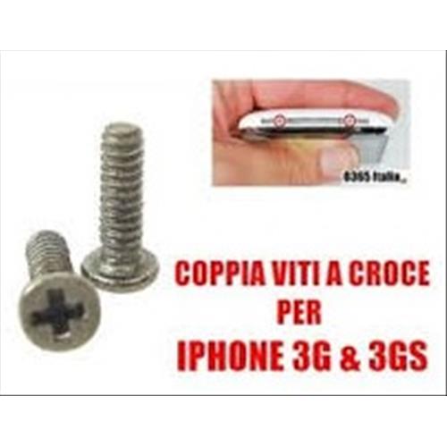 COPPIA VITI PER IPHONE 3G 3GS