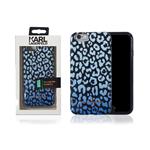 KARL LAGERFELD TPU CASE PER IPHONE 6 & 6S BLU LEOPARD