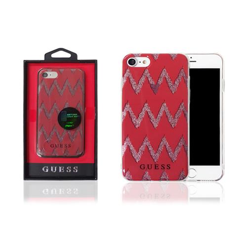 11278 - GUESS SOFT CASE COQUE SOUPLE PER IPHONE 7 ROSSO - GUESS -