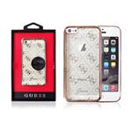 GUESS SOFT CASE COQUE SOUPLE PER IPHONE 5/5S/SE GOLD ROSA