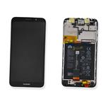 DISPLAY LCD PER HUAWEI Y5 2018 NERO CON FRAME 02351XHU 02352CQV SERVICE PACK