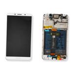 DISPLAY LCD PER HUAWEI HONOR 7S / Y5 2018 BIANCO CON FRAME 02351XHT