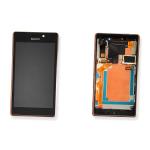 DISPLAY LCD FOR SONY D2403 BLACK COPPER WITH FRAME 78P7550003N