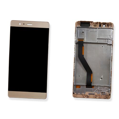 13996 - DISPLAY LCD PER HUAWEI P9 PLUS GOLD CON FRAME - Compatibile -