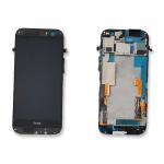 DISPLAY LCD FOR HTC ONE M8 GRAY WITH FRAME 80H01770-18