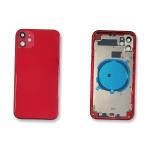 BATTERY BACK COVER REAR FOR IPHONE 11 RED WITH FRAME COMPATIBLE