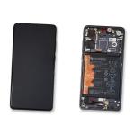 DISPLAY LCD FOR HUAWEI P30  BLACK WITH FRAME 02354HLT (NEW VERSION OPERATING SYSTEM 11.0.0.X OR HIGHER) SERVICE PACK