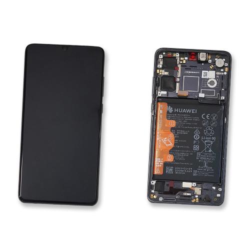 25325 - DISPLAY LCD PER HUAWEI P30 NERO CON FRAME 02354HLT SERVICE PACK -  HUAWEI - 02354HLT
