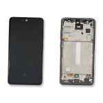 DISPLAY LCD FOR SAMSUNG A528B A52S BLACK WITH FRAME GH82-26861A GH82-26863A SERVICE PACK