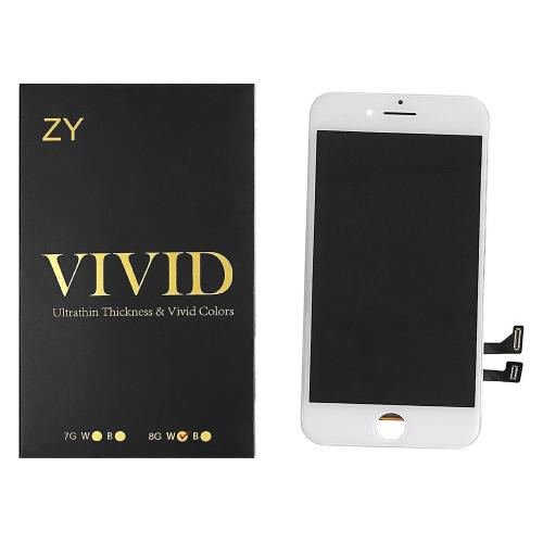 28311 - DISPLAY LCD PER IPHONE 8 - SE 2020 - SE 2022 BIANCO (ZY VIVID) - ZY  -