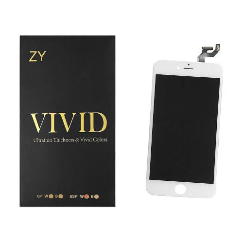 28577 - DISPLAY LCD PER IPHONE 6S PLUS BIANCO (ZY VIVID) - ZY -