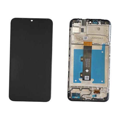 31384 - DISPLAY LCD FOR MOTOROLA XT2155 MOTO E20 BLACK WITH FRAME -  Compatibile -