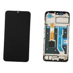 DISPLAY LCD FOR OPPO A17 CPH2477 BLACK WITH FRAME 4130358 SERVICE PACK