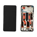 DISPLAY LCD PER OPPO RENO 8 LITE / RENO 6 Z / RENO 7 Z NERO CON FRAME 4130035 SERVICE PACK