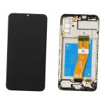DISPLAY LCD FOR SAMSUNG A025F A025G A02S BLACK WITH FRAME GH81-20118A (NO EU) SERVICE PACK