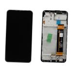 DISPLAY LCD PER SAMSUNG A236B A23 5G NERO CON FRAME GH82-29734A GH82-29735A (SM-A236B REV0.1 CDOT) SERVICE PACK