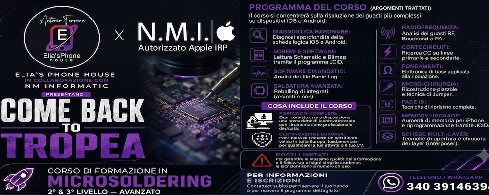 Corso di Formazione N.M. Informatica & Elia's Phone House - Tropea
